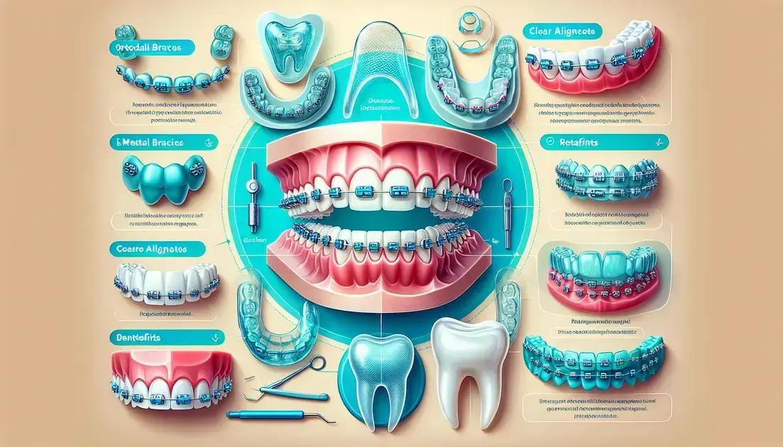Tipos de aparelhos ortodônticos