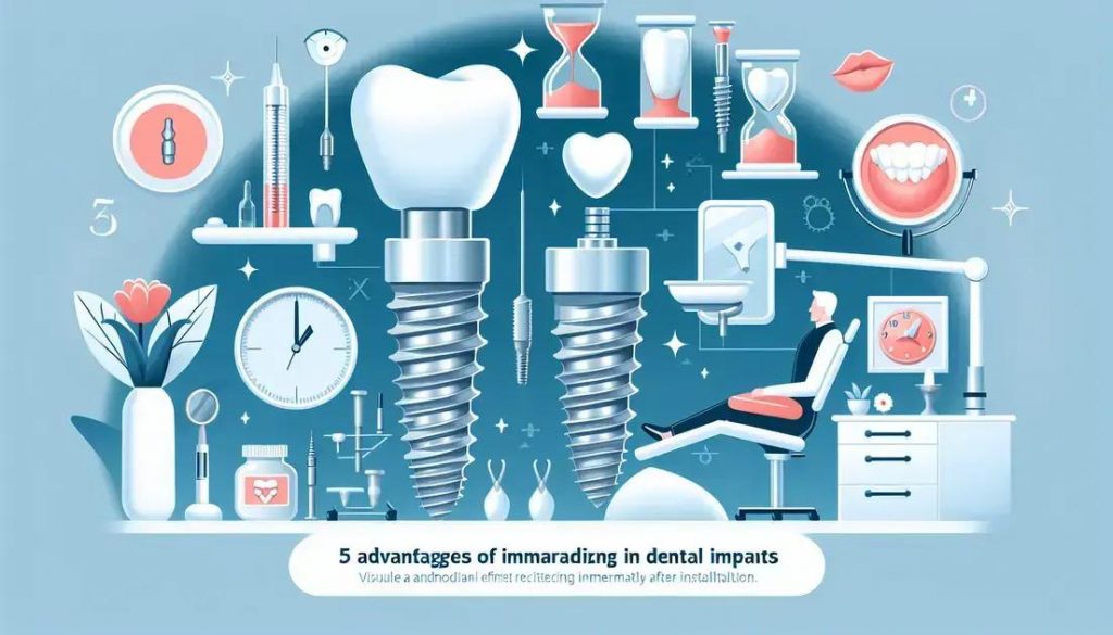 5 Vantagens da Carga Imediata em Implantes Dentários