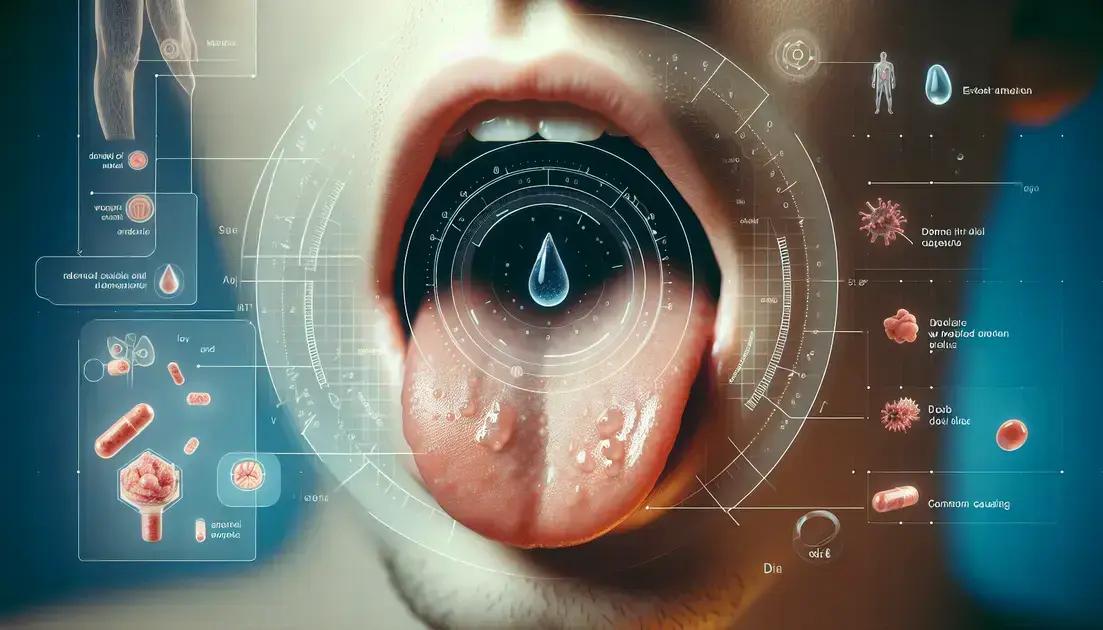 Causas comuns do excesso de saliva