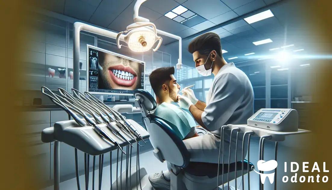 Como é feito o procedimento de colocação da overdenture