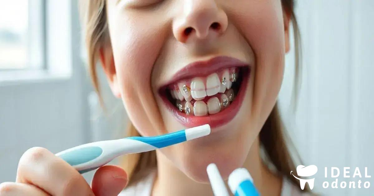 Como escovar os dentes corretamente com aparelho