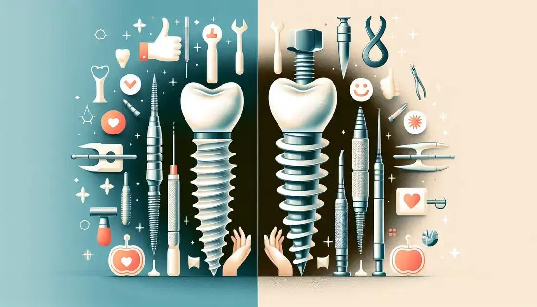 Comparação com Implantes Tradicionais