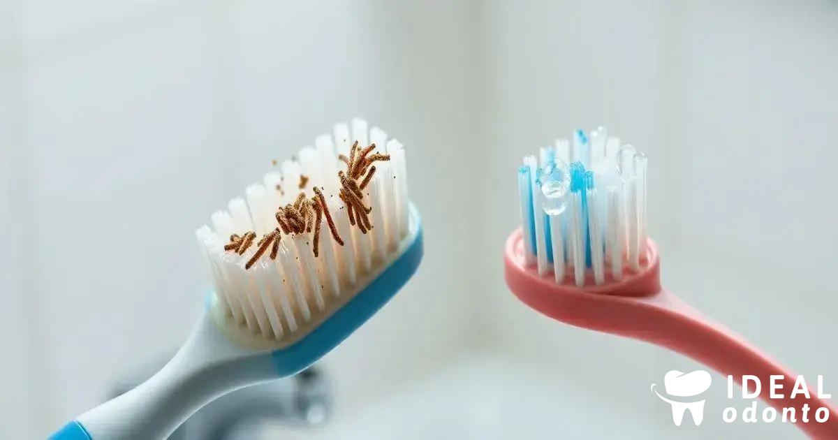 Consequências do uso de escova de dente suja