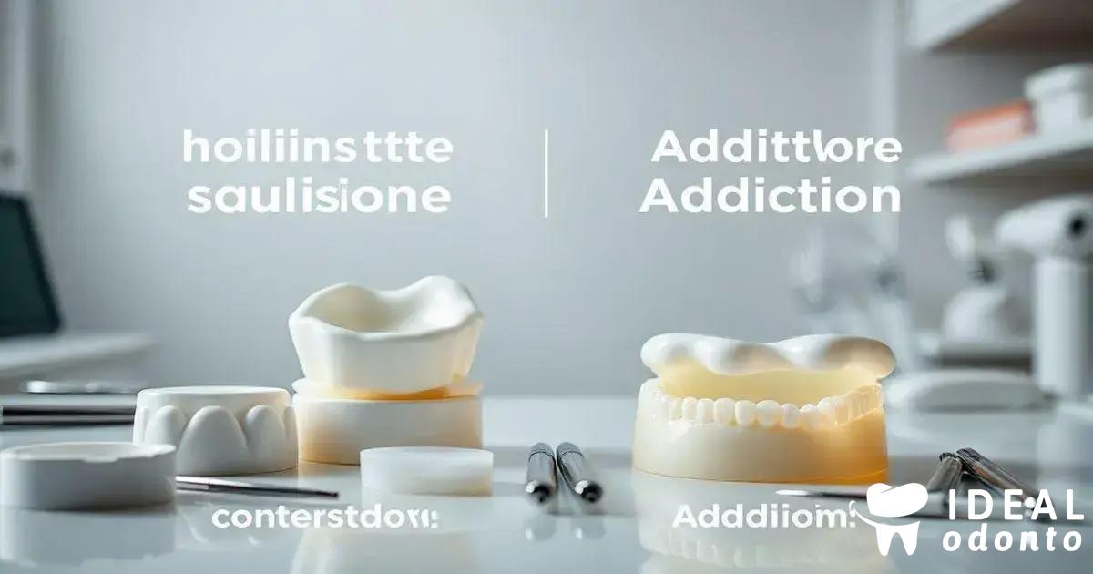 Diferenças entre silicone de condensação e adição
