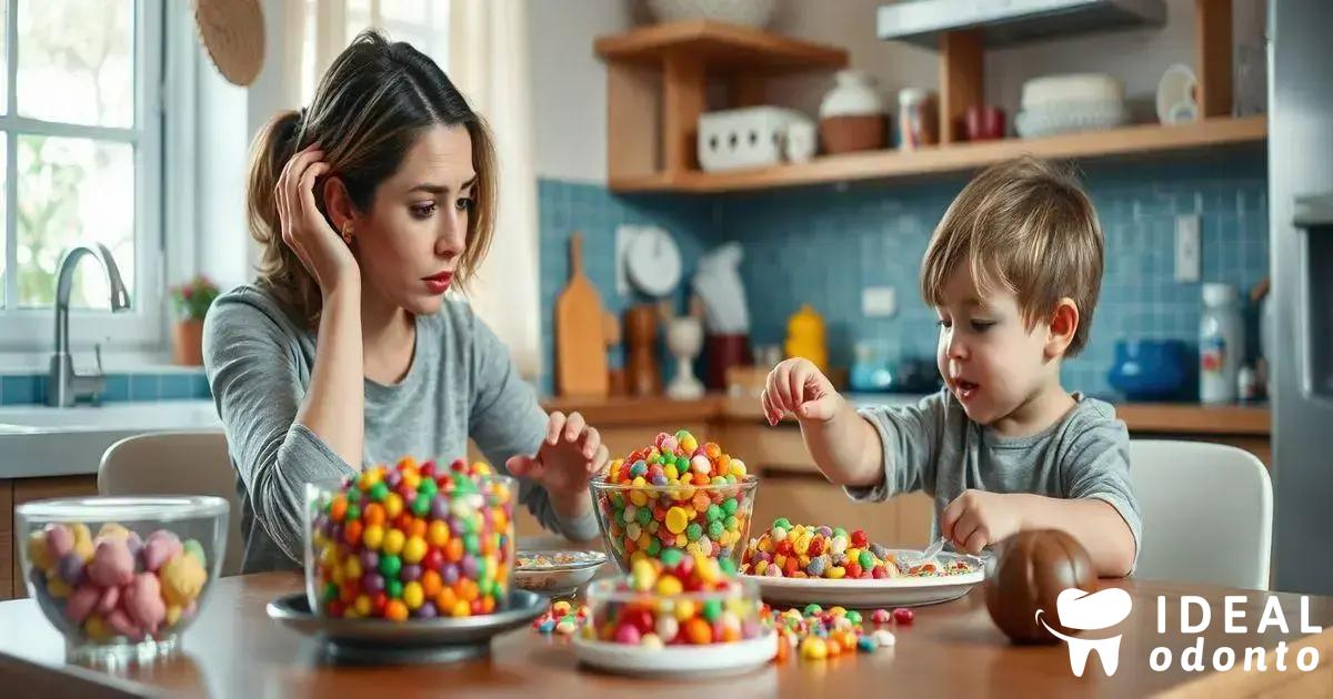 Qual é a relação entre doces e cáries?