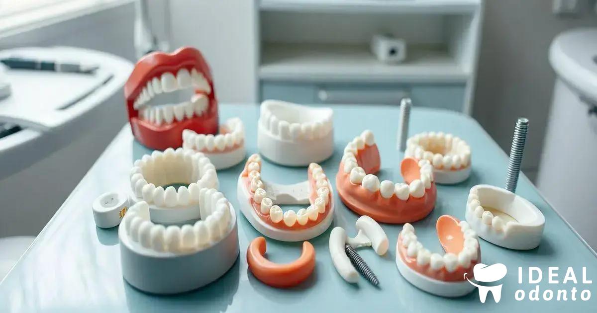 Tipos de próteses dentárias