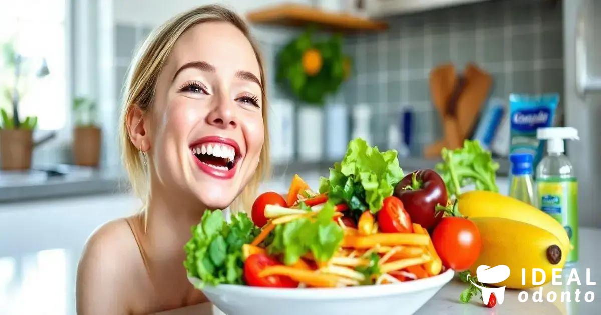 Alimentação saudável para dentes fortes Alimentação saudável para dentes fortes