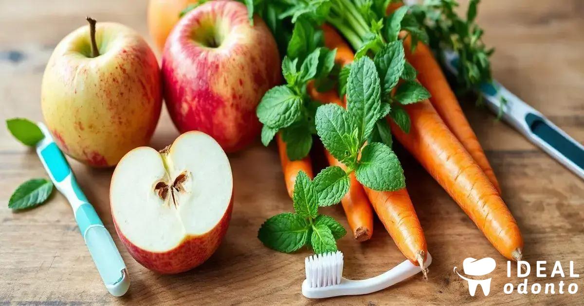 Alimentos que ajudam na limpeza da língua