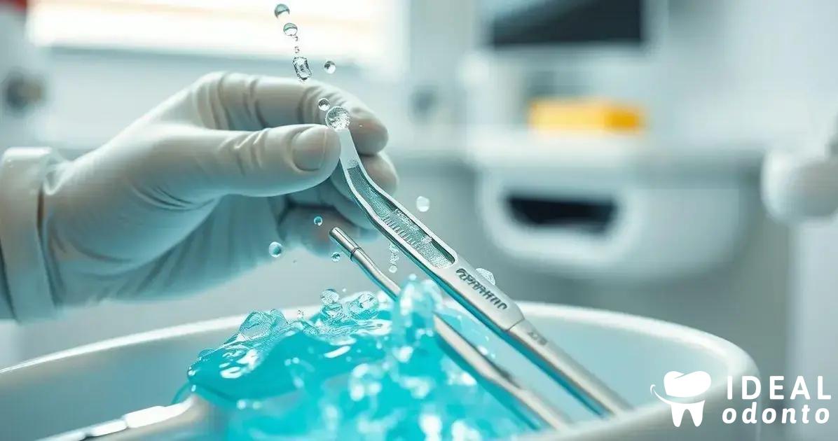 Etapas adequadas de limpeza e esterilização