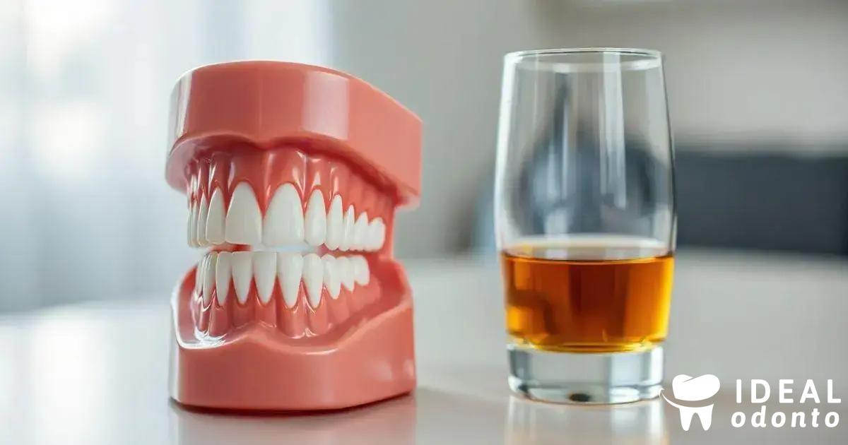 Impacto do álcool nas gengivas