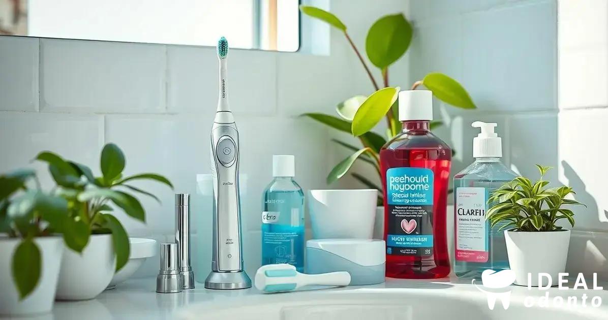 Produtos especiais que auxiliam na higiene oral