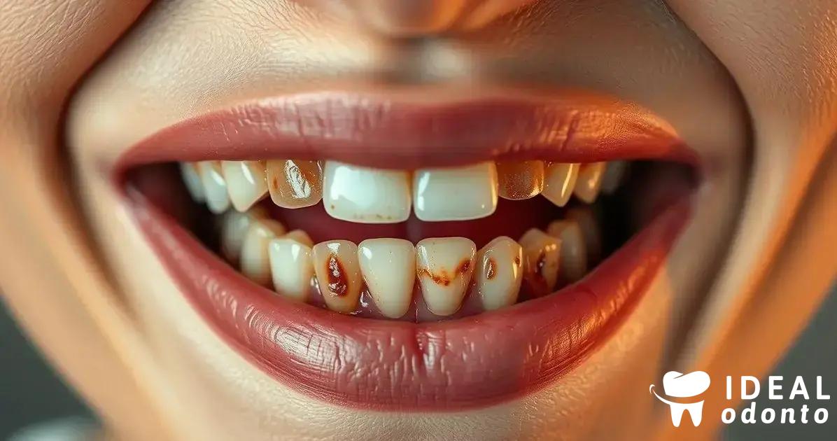 Tipos de manchas dentárias