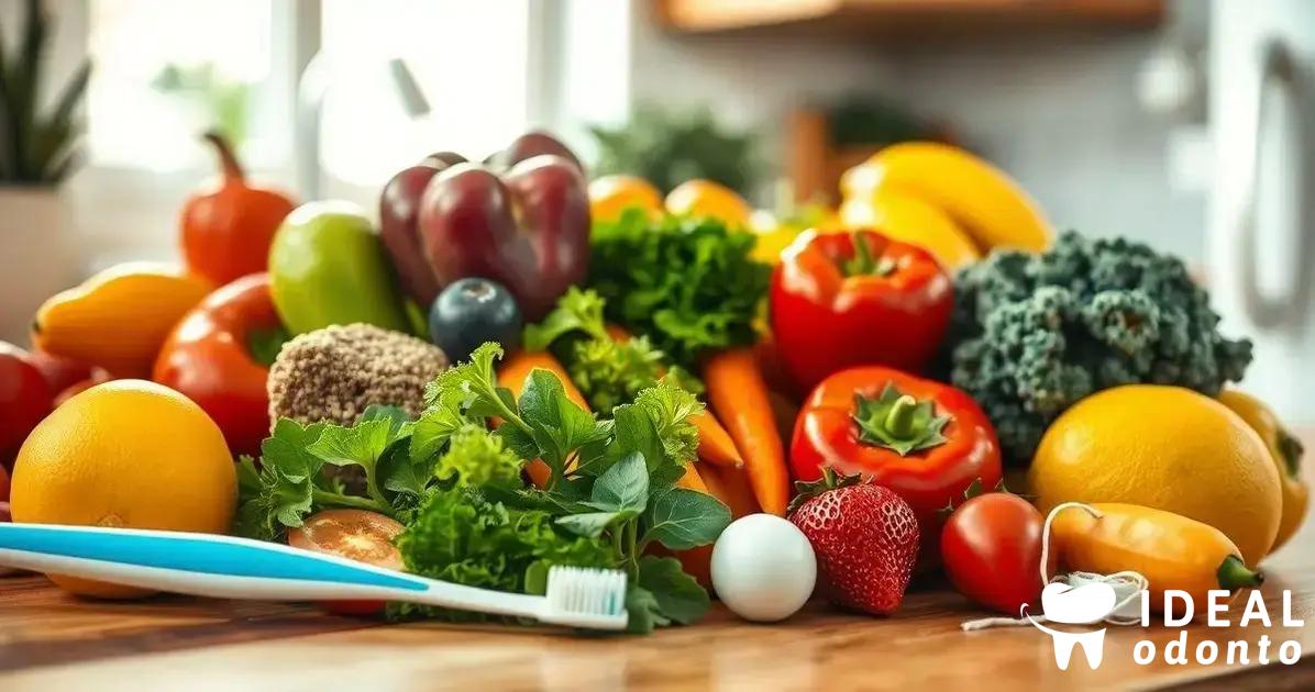 Alimentação saudável para dentes fortes