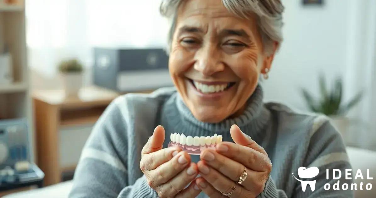 Cuidados e manutenção da overdenture