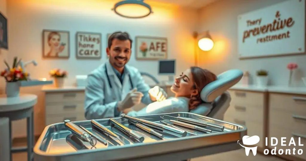 Que tipos de tratamentos são oferecidos pelo plano odontológico?