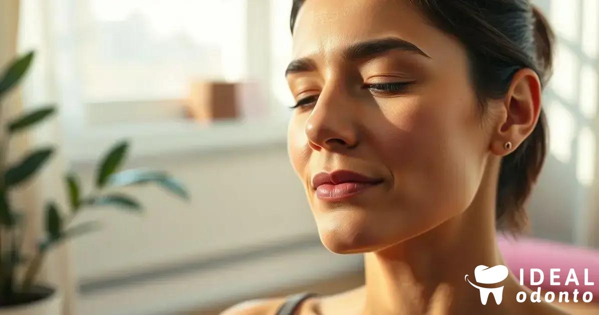 Técnicas de relaxamento para a mandíbula