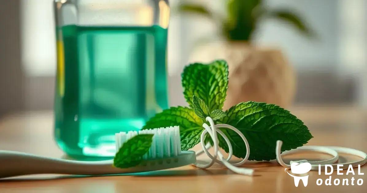 Uso do fio dental e enxaguantes bucais