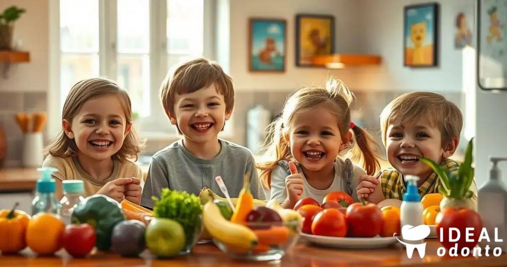 Alimentação infantil e a saúde dos dentes