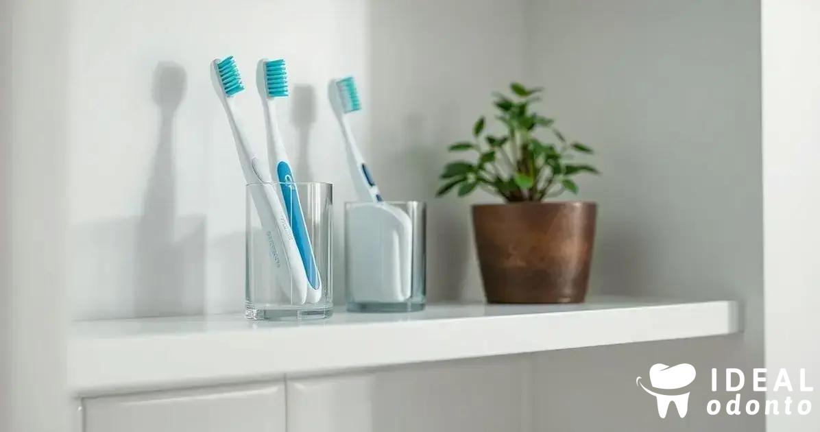 Armazenamento adequado da escova dental