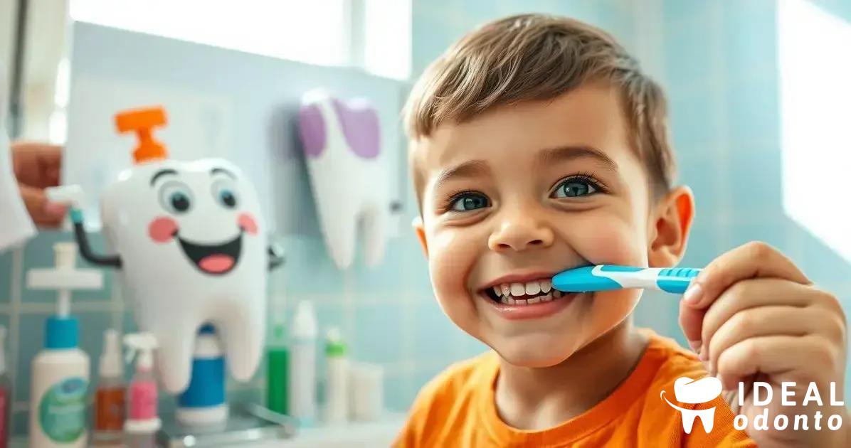 Cuidados diários com os dentes das crianças