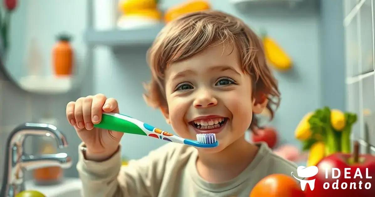 Cuidados diários com os dentes das crianças