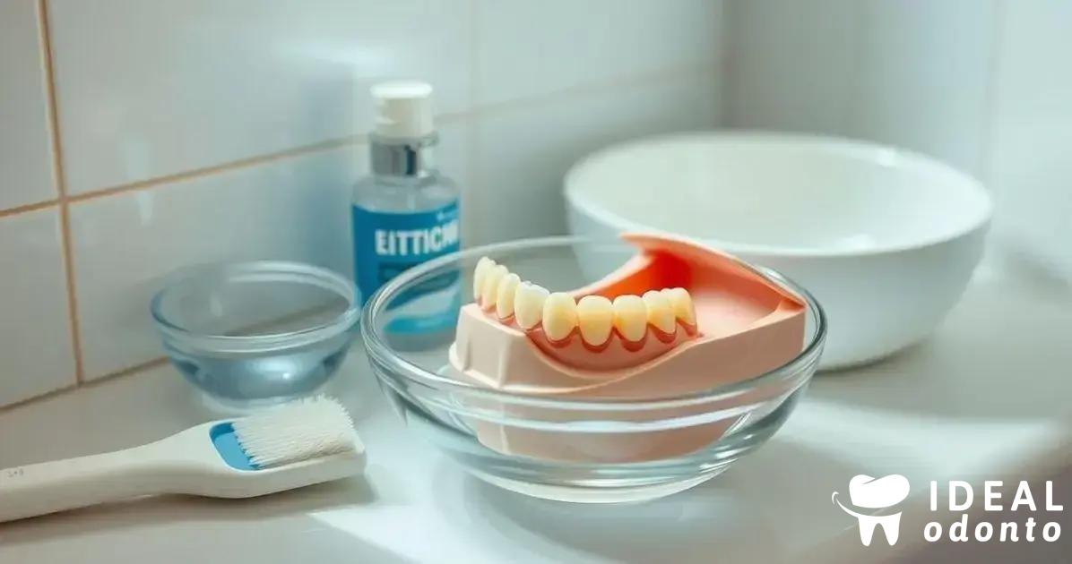 Materiais necessários para a limpeza