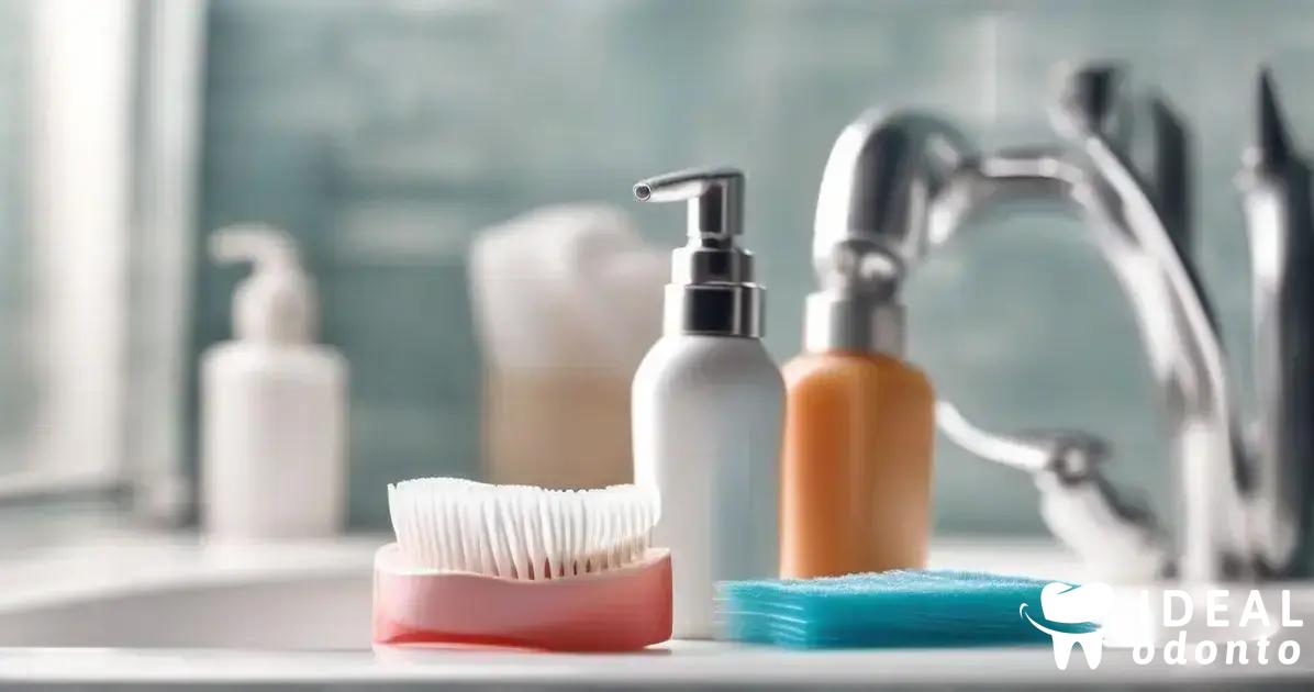 Materiais necessários para a limpeza