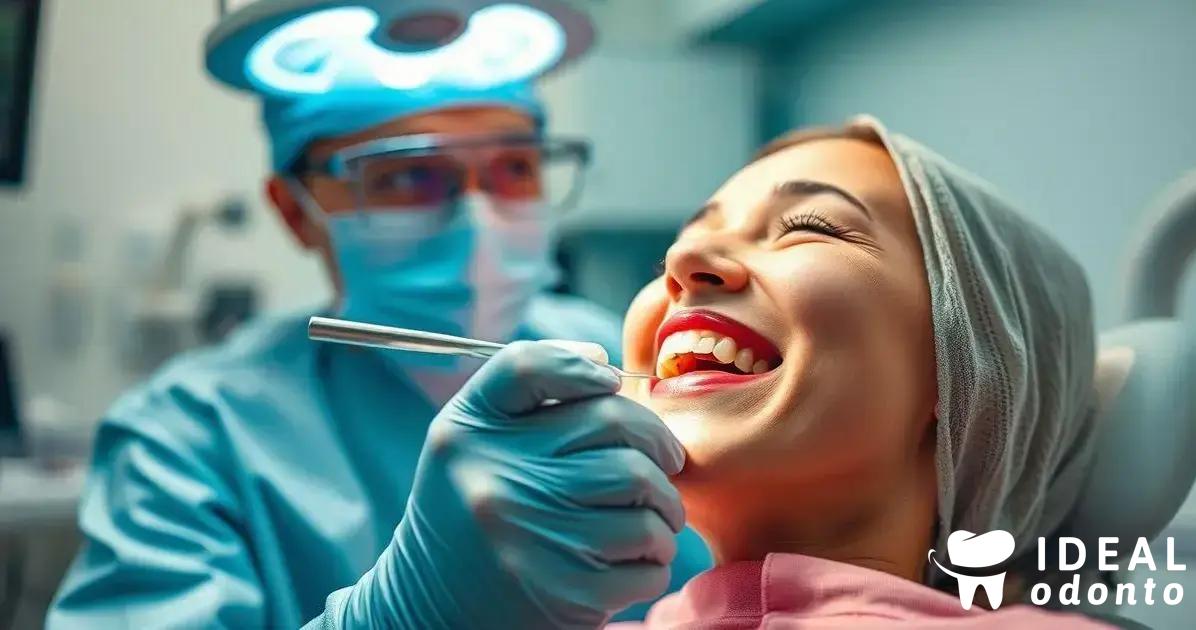 O processo de colocação da prótese dentária