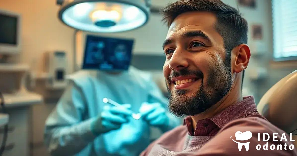 O processo de colocação do implante dentário