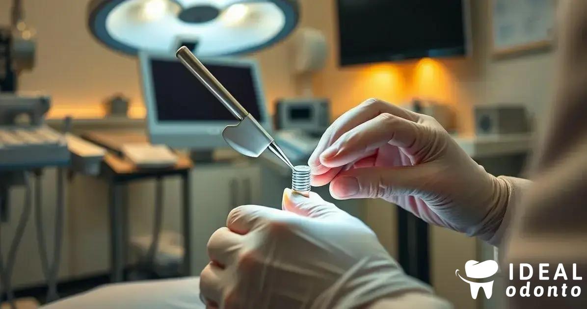 O processo de colocação do implante