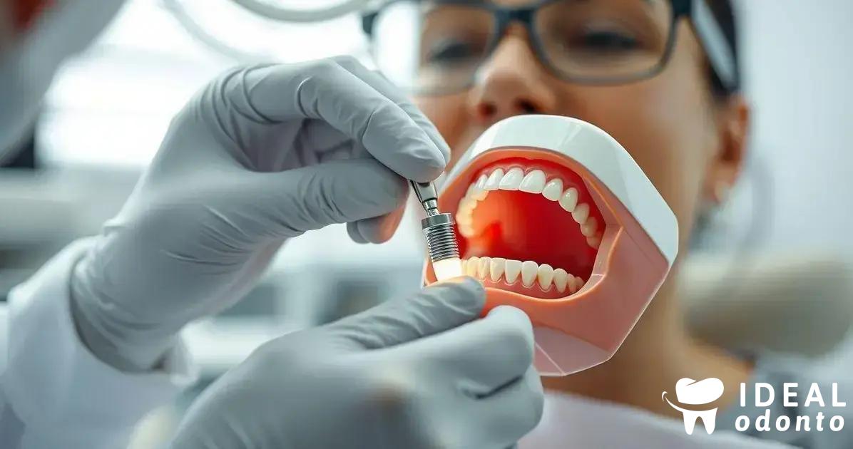 O processo de renovação de implantes dentários