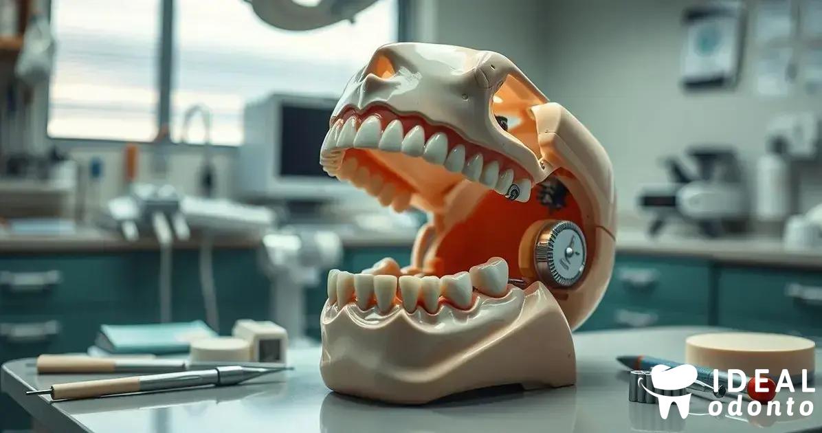 Como desmontar o manequim odontológico