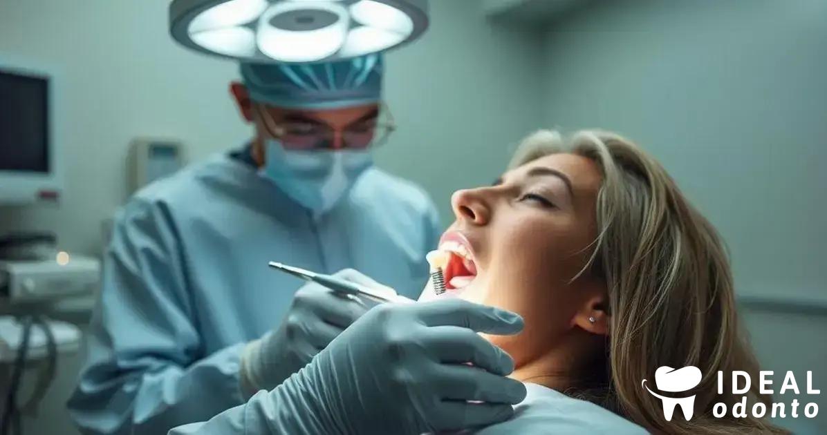 Como funciona o procedimento de implante dentário