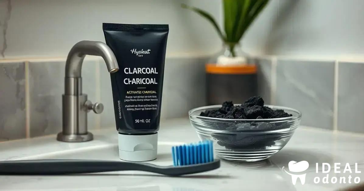 Para que serve a pasta de dente com carvão ativado?
