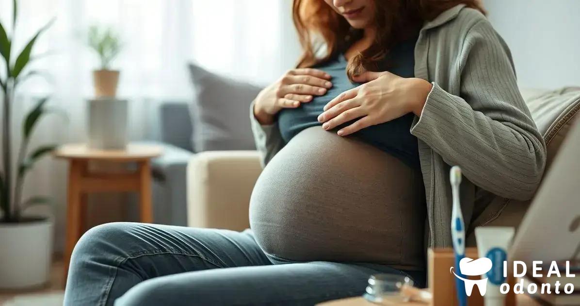 Sintomas da periodontite em gestantes