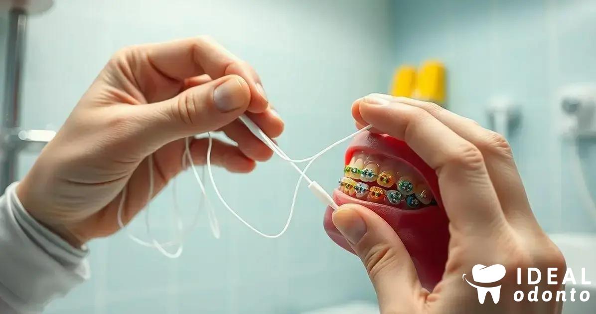Tipos de fio dental para quem usa aparelho
