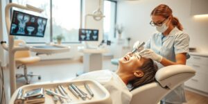 limpeza dentária